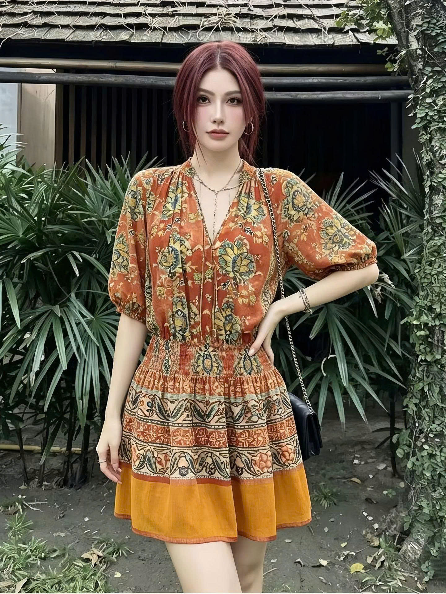 VÁY HỌA TIẾT CHO NỮ KASLEAD