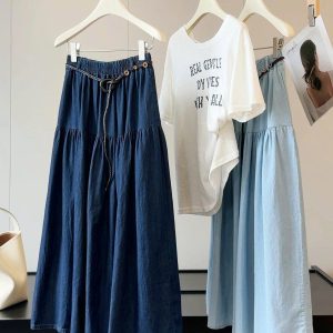 CHÂN VÁY DENIM DÀI ANNA