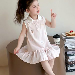 VÁY SÁT NÁCH CỔ POLO CHO BÉ