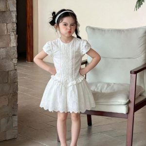 VÁY LIỀN CỘC TAY CHO BÉ GÁI