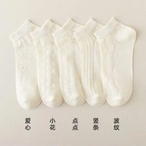 10 ĐÔI TẤT HOA HÈ CỔ NGẮN