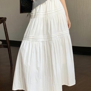 CHÂN VÁY DÀI TRẮNG CHO NỮ
