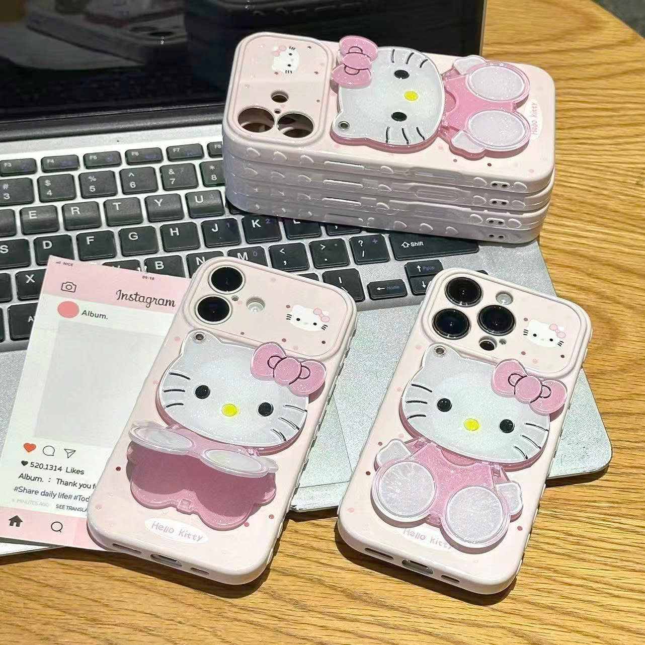 ỐP KITTY KÈM GIÁ ĐỠ