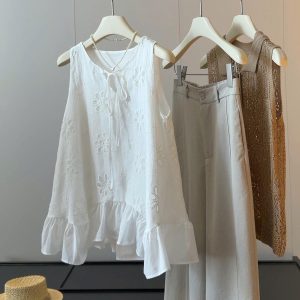 ÁO BABYDOLL THÊU HOA ANNA