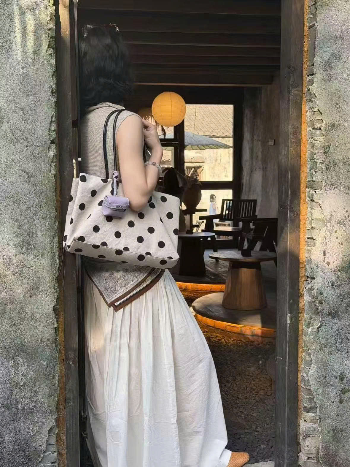 Túi chấm bi vibe Hàn Quốc