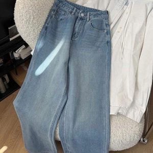 Quần jeans suông