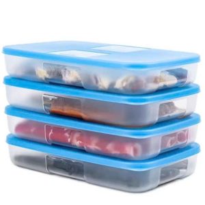 BỘ 4 HỘP TUPPERWARE ĐÔNG DẸT 650ML