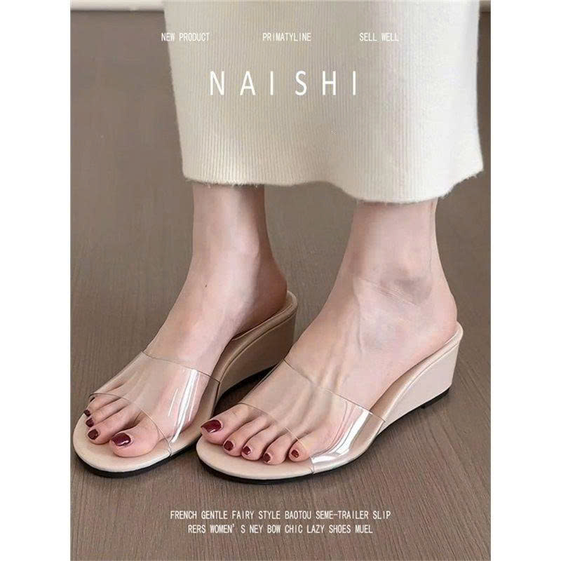 Guốc sandal đế xuồng kiểu Pháp