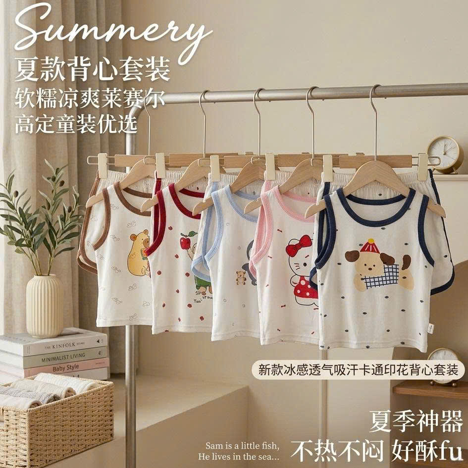 SET BA LỖ VIỀN MÀU CHO BÉ