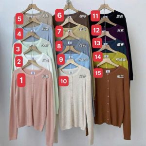 ÁO CARDIGAN MÀU PASTEL