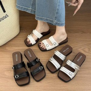 Sandal retro đế cao