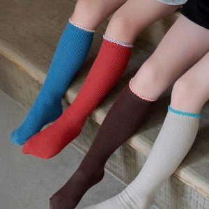 Tất bắp chân style Hàn cho bé