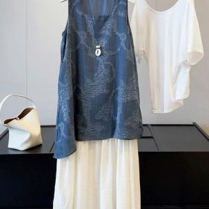 VÁY SÁT NÁCH PHỐI LAYER ANNA CÁ TÍNH