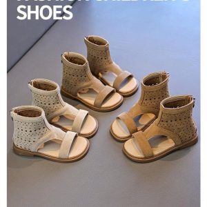 DÉP SANDAL DA LỘN CAO CỔ BG