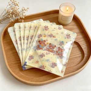 Set 50c túi zip gấu