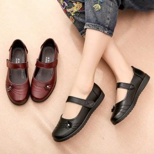 GIÀY BỆT TRUNG NIÊN QUAI NGANG