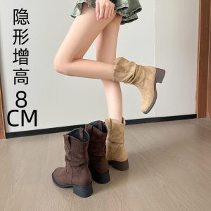 BOOT NỮ CỔ THẤP RETRO