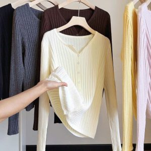Áo len cardigan
