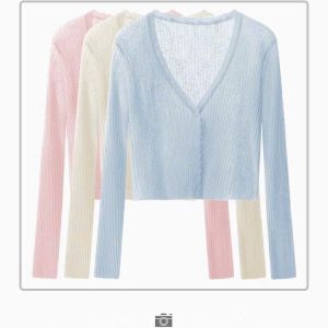 Cardigan tăm dệt kim hàng QCCC