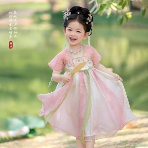 VÁY HÁN PHỤC CHO BÉ GÁI