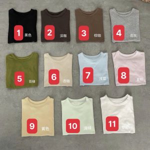 Áo thun cotton sợi tre cổ tròn tôn body