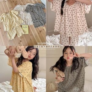 BỘ ĐỒ NGỦ HOA NHÍ BÉ GÁI