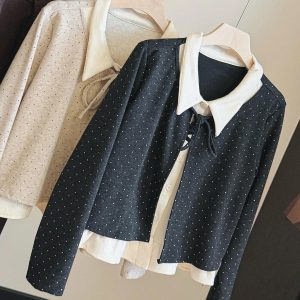 ÁO CARDIGAN GIẢ 2 MẢNH