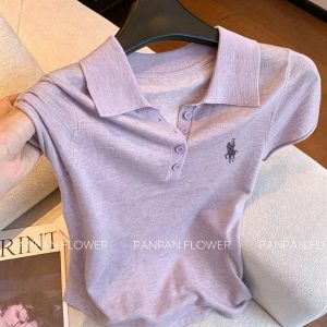 ÁO POLO DỆT KIM CHO NỮ