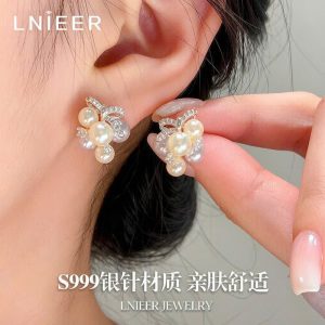 Hoa tai chùm nho ngọc trai LNIEER