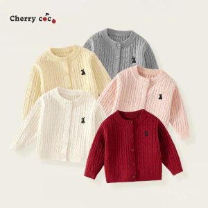 ÁO LEN VẶN THỪNG CHERRYCOCO BÉ GÁI