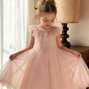ĐẦM CÔNG CHÚA CỔ CHOÀNG REN