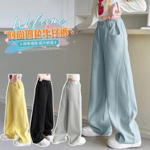 QUẦN JEAN ỐNG RỘNG BÉ GÁI