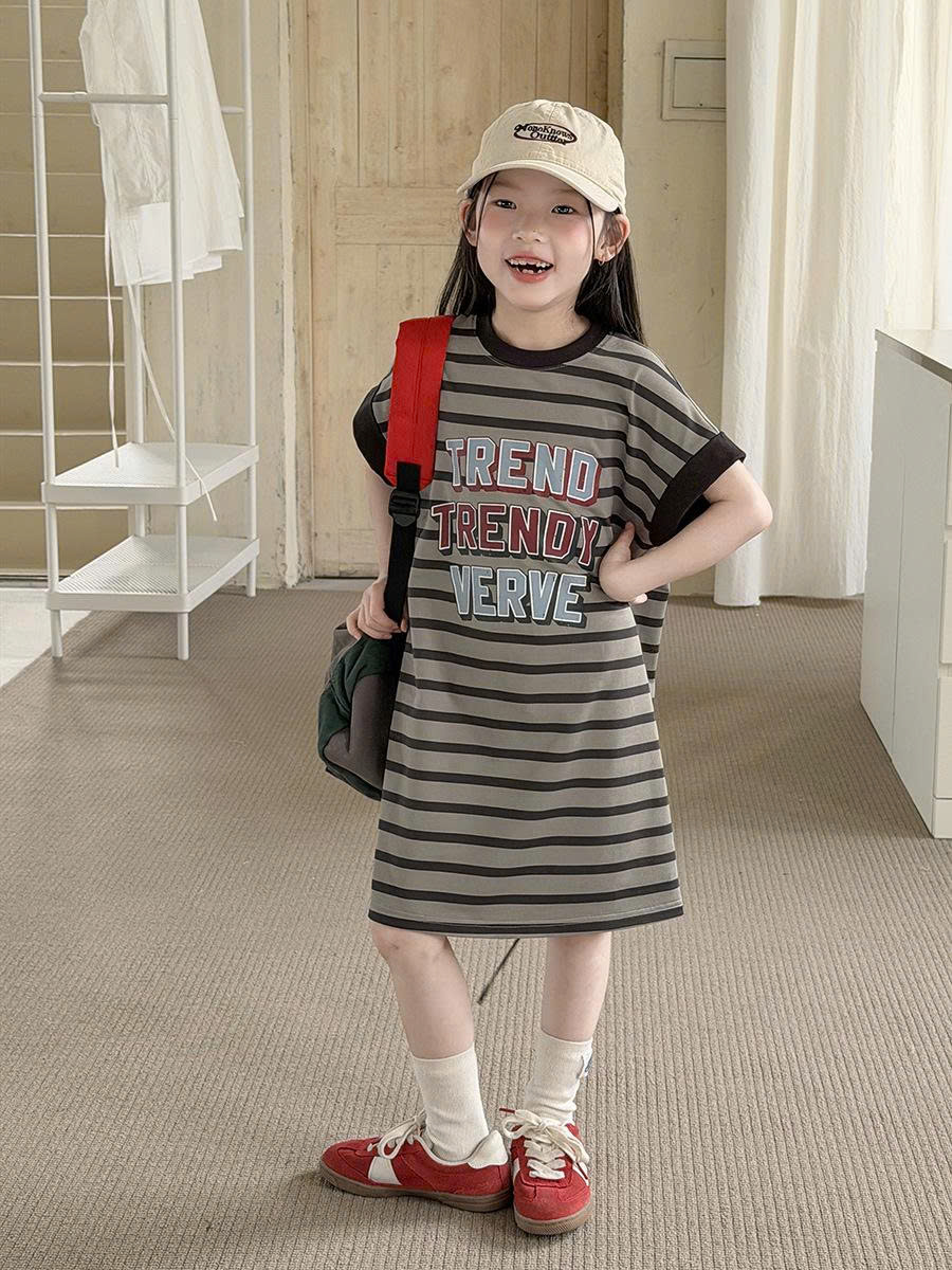 VÁY THUN KẺ NGANG AMBB
